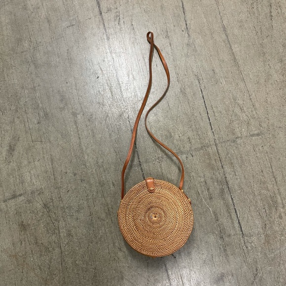 Straw round tortilla bag - Picture 2 of 5